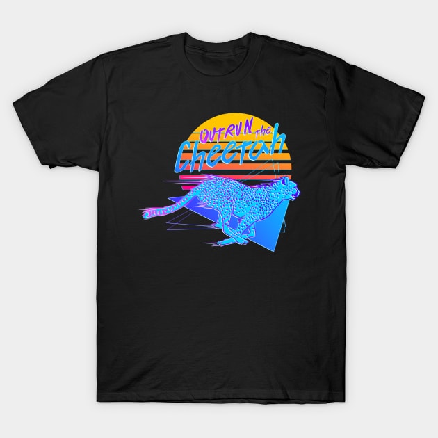 OUTRUN the Cheetah T-Shirt by JFells